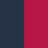 Thermo Kids' Unisex Socks 2Pk - Dark Blue/Raspberry
