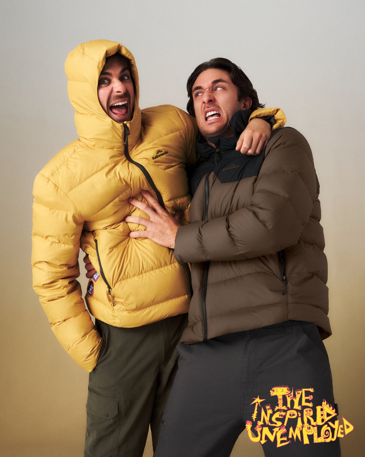 Mns Epiq Falcon Hooded Down Jacket - Mustard Yellow