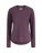 Women's 100% Merino Long Sleeve V-Top - Jam