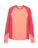 KMDAction Women's Long Sleeve Top - Deep Coral/Blush Pink