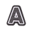 Trailhead Badge - Letters - Black