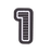 Trailhead Badge - Numbers - Black